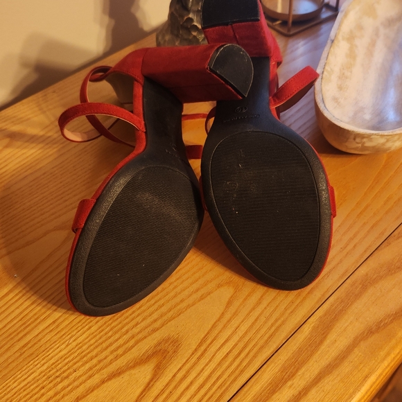 Dream Pairs Red Strappy Heels - Picture 7 of 9